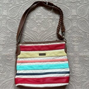 Striped Stone Mountain handbag